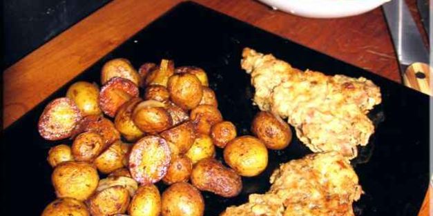 гарнир из мелкого картофеля