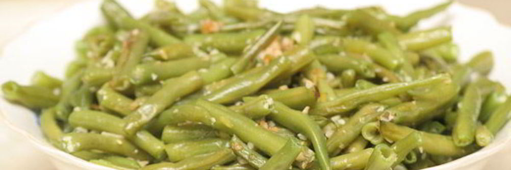 Гарнир из стручковой фасоли
