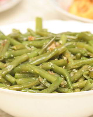 Гарнир из стручковой фасоли