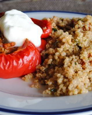 Гарнир к фаршированным перцам