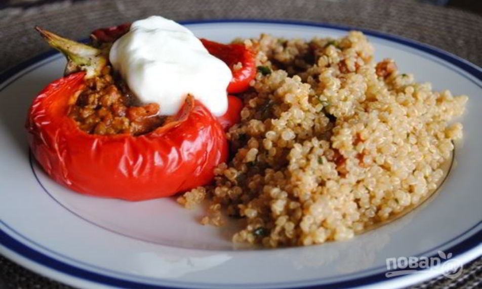 Рецепт гарнир к фаршированным перцам