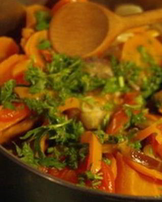 Гарнир к куриным котлетам