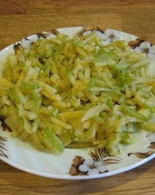 Гарнир к жареным кабачкам