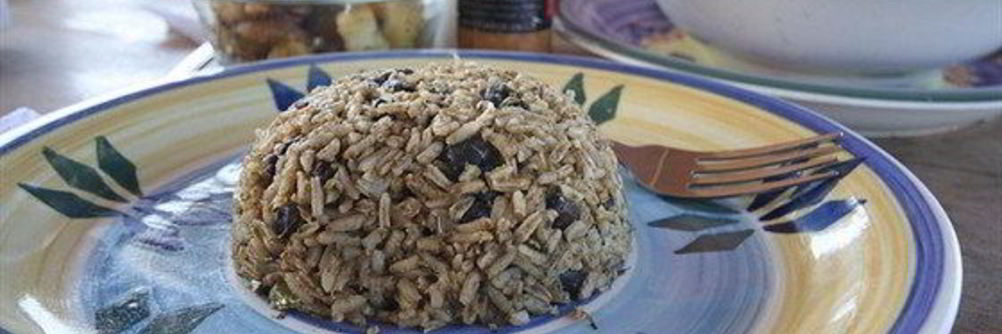 Ароматный рис с фасолью