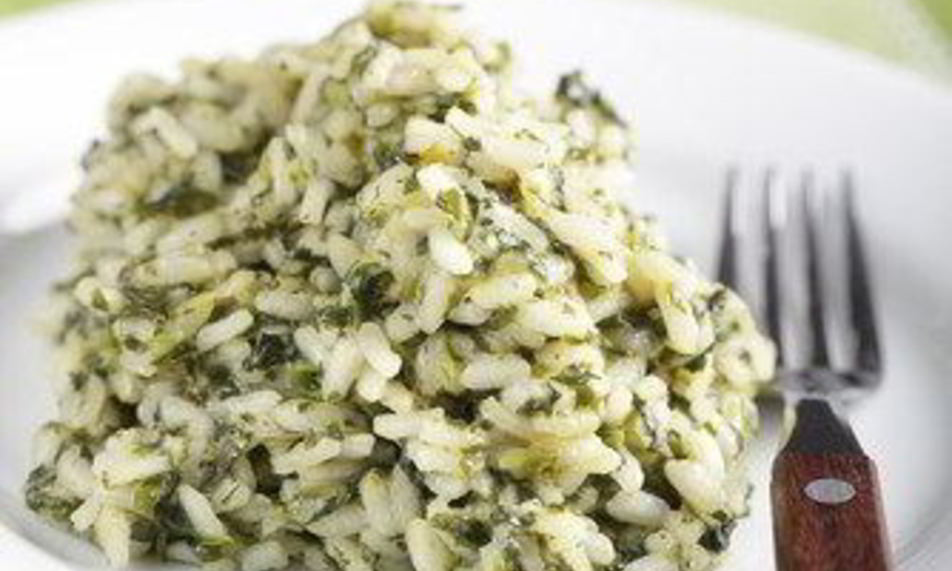 Рецепт ароматный рис с перцами поблано и зеленью