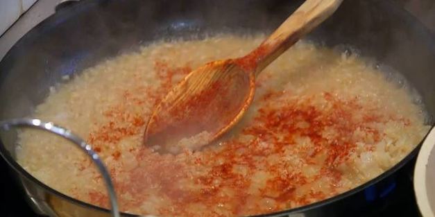 бурый рис с кунжутом