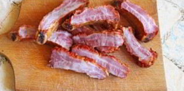 чечевица с копчеными ребрышками