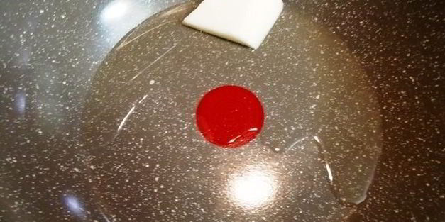 чечевица с лисичками и жареным адыгейским сыром