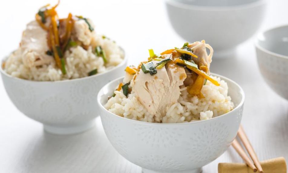 Рецепт чикен райс, сингапурский рис с курицей