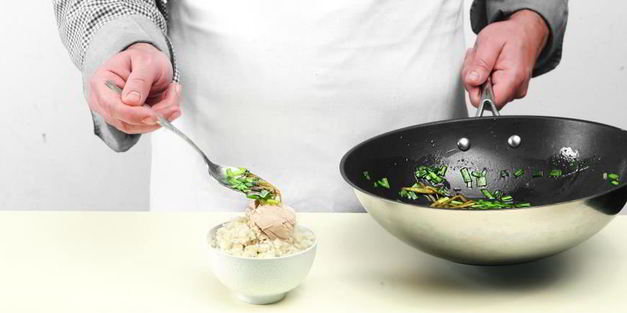 чикен райс, сингапурский рис с курицей