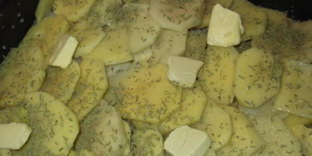 картофель буланжер с розмарином