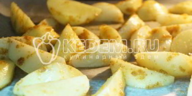 картофель дольками в духовке