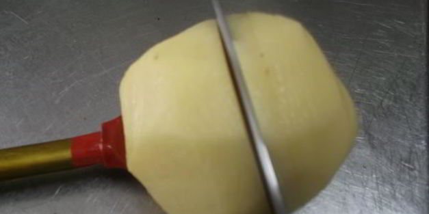 картофель hasselback