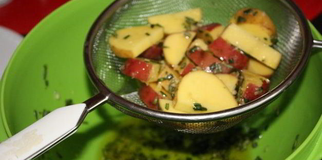 картофель печеный с розмарином