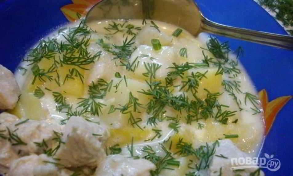 Рецепт картофель под молочным соусом