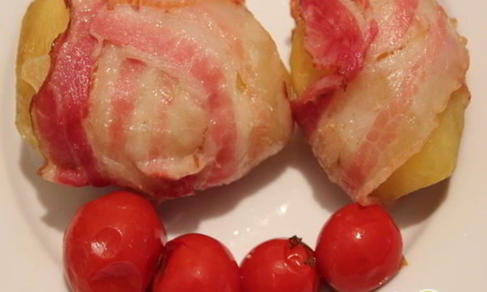 Рецепт картофель с беконом в аэрогриле