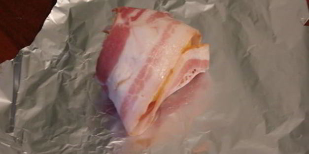 картофель с беконом в аэрогриле