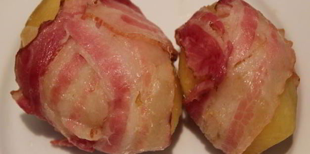 картофель с беконом в аэрогриле