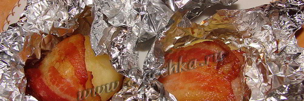 Картофель с беконом