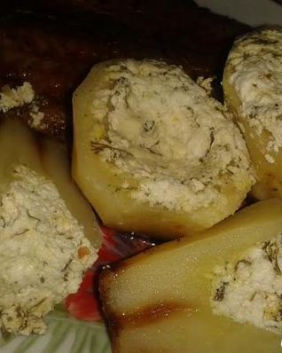 Картофель с фетой в мультиварке