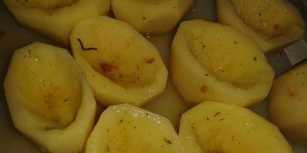 картофель с фетой в мультиварке