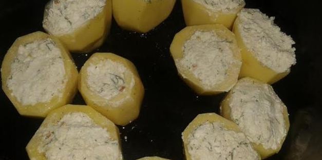 картофель с фетой в мультиварке