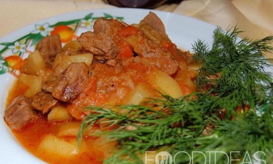 Рецепт картофель с говядиной