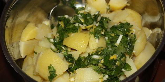 картофель с лимоном