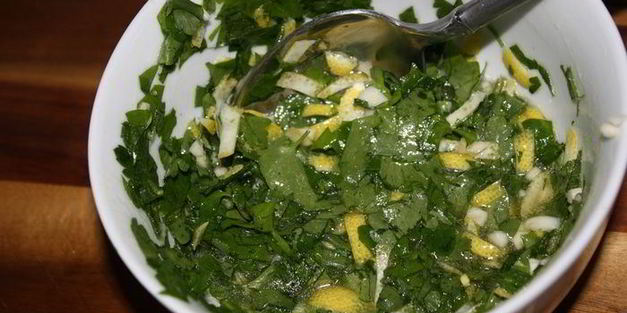 картофель с лимоном