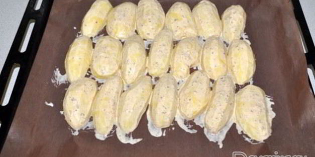 картофель с майонезом в духовке