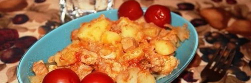 Картофель с мясом