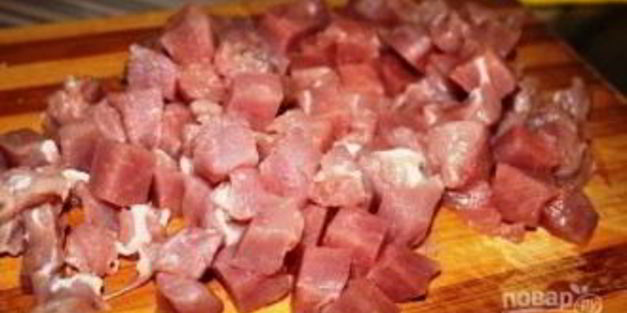 картофель с мясом