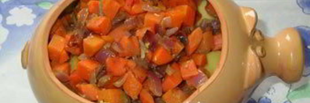 Картофель с овощами