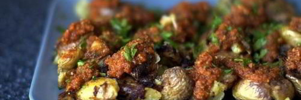 Картофель с соусом чили