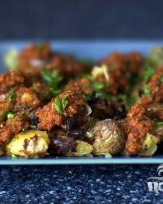 Картофель с соусом чили