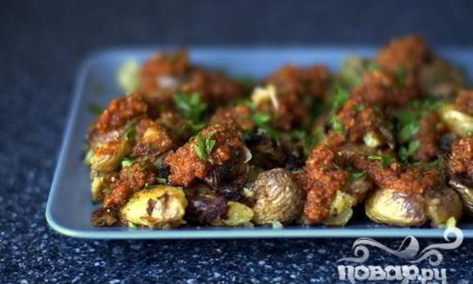 Рецепт картофель с соусом чили