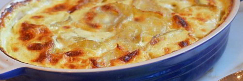 Картофель со сливками в духовке