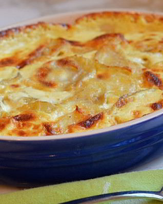 Картофель со сливками в духовке