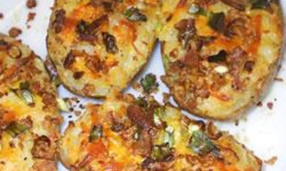 Рецепт картофель в духовке с начинкой из грибов и сыра