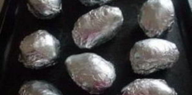 картофель в фольге в духовке