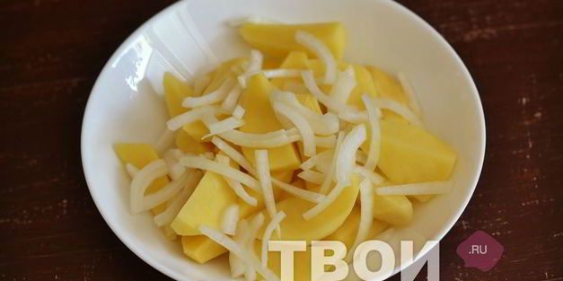 картофель в фольге