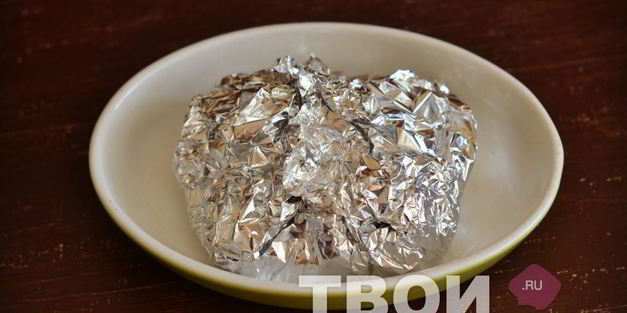 картофель в фольге