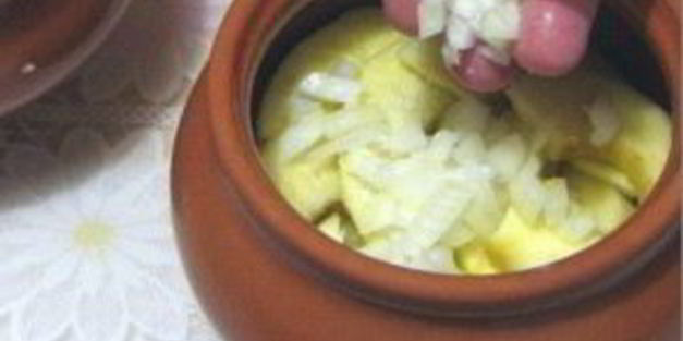 картофель в горшочках в духовке