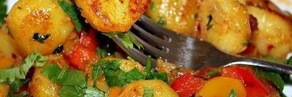 Картофель в казане