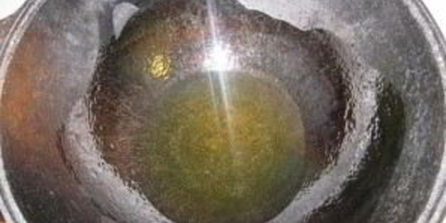 картофель в казане