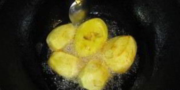 картофель в казане