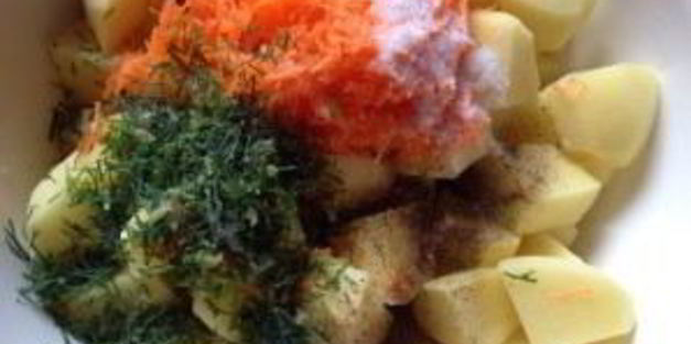 картофель в пакете для запекания