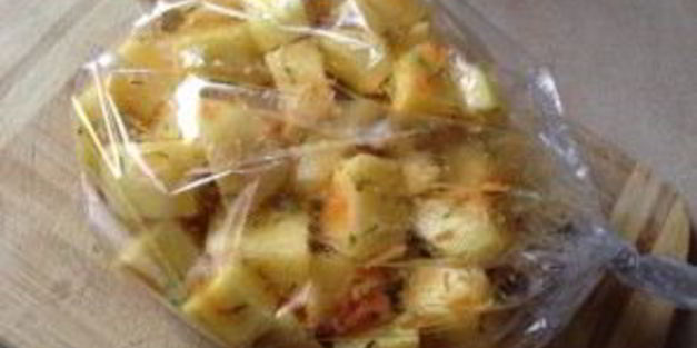 картофель в пакете для запекания