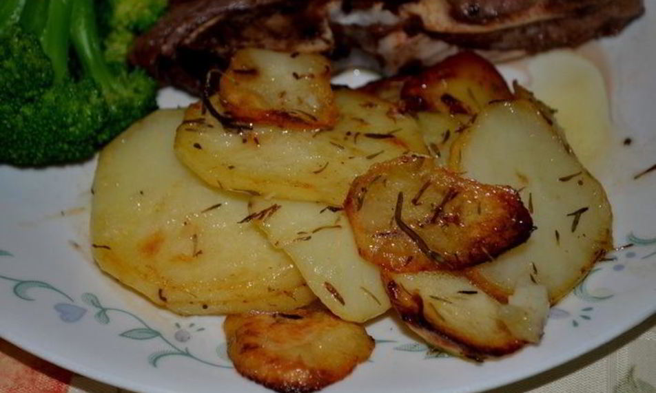 Рецепт картофель в сливочном масле