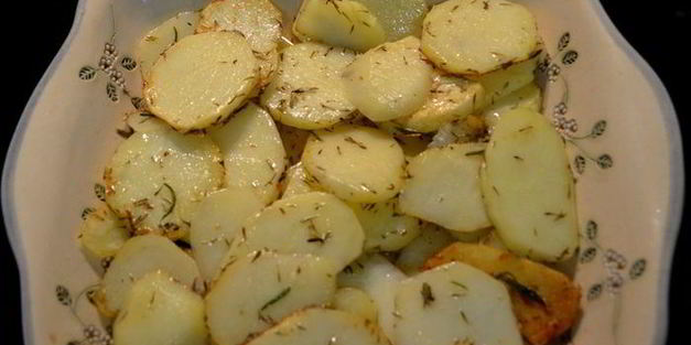 картофель в сливочном масле